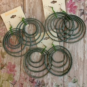 3 Pair Lot of NWT Unique Paper Earrings